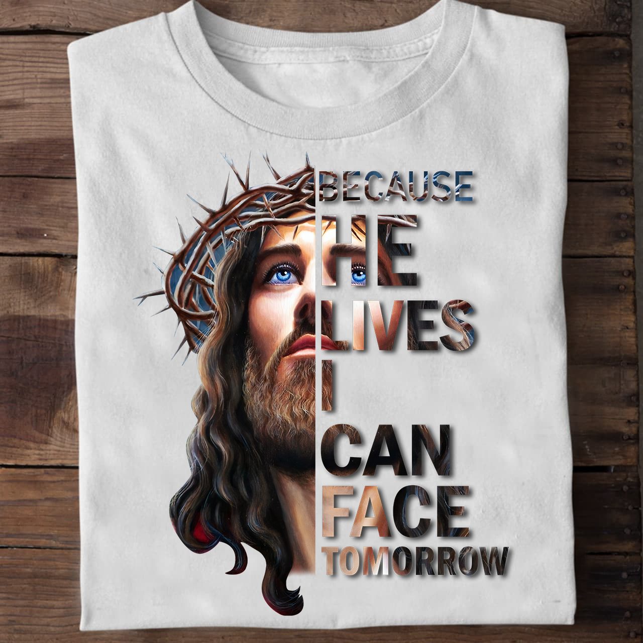 Because he lives I can face tomorrow - Jesus the god