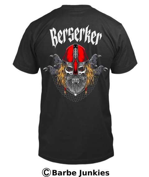 Berserker skull Viking - The raven and Viking