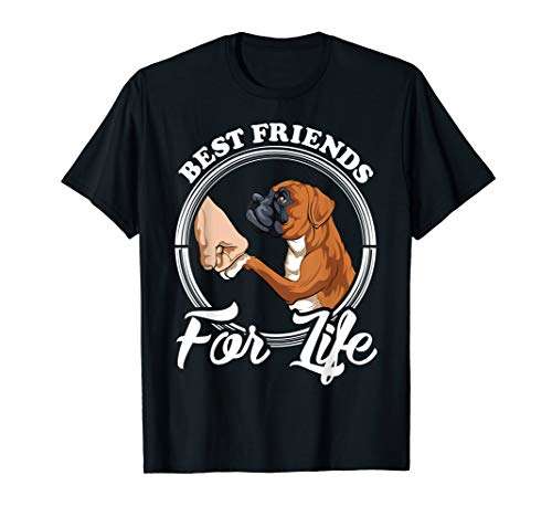 Best friends for life - Boxer breed best friend, dog the loyal friend