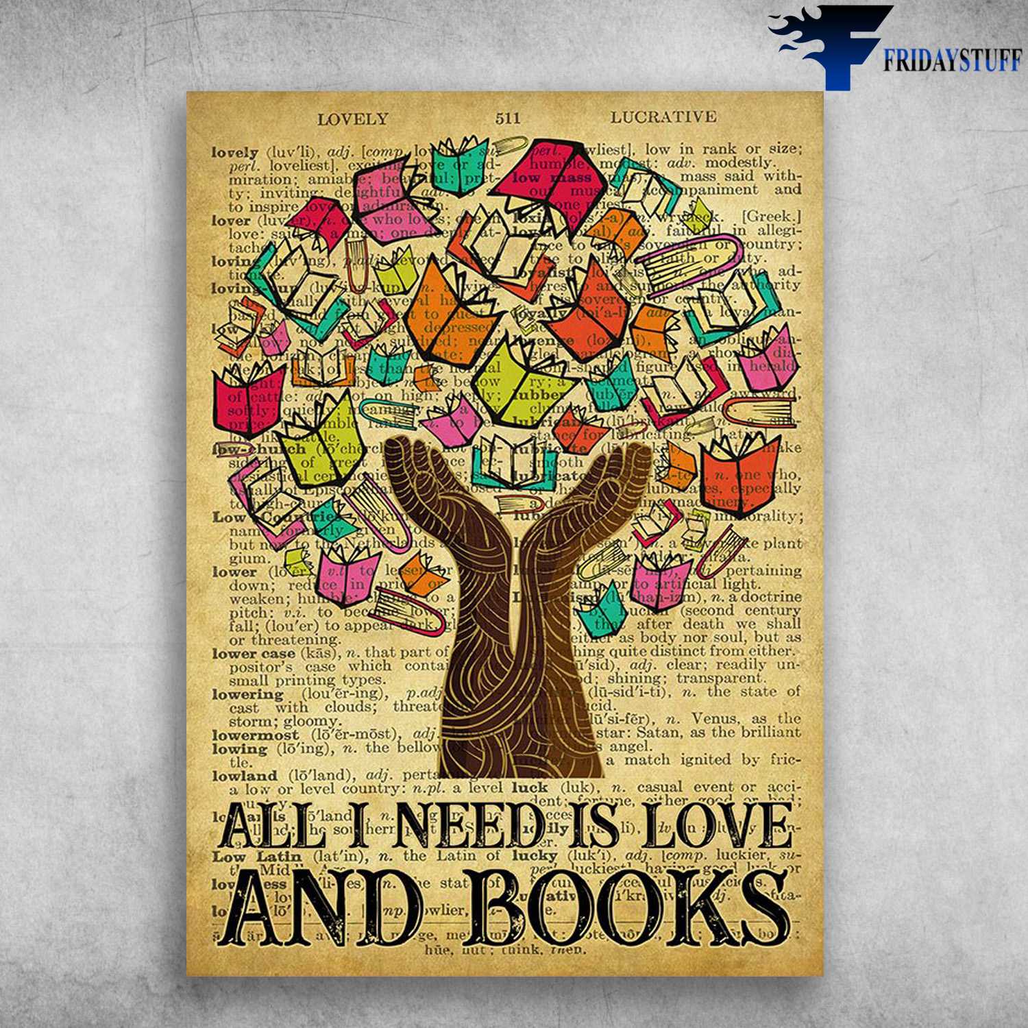 Book Tree, Book Lover - All I Need Is Lvove, And Books