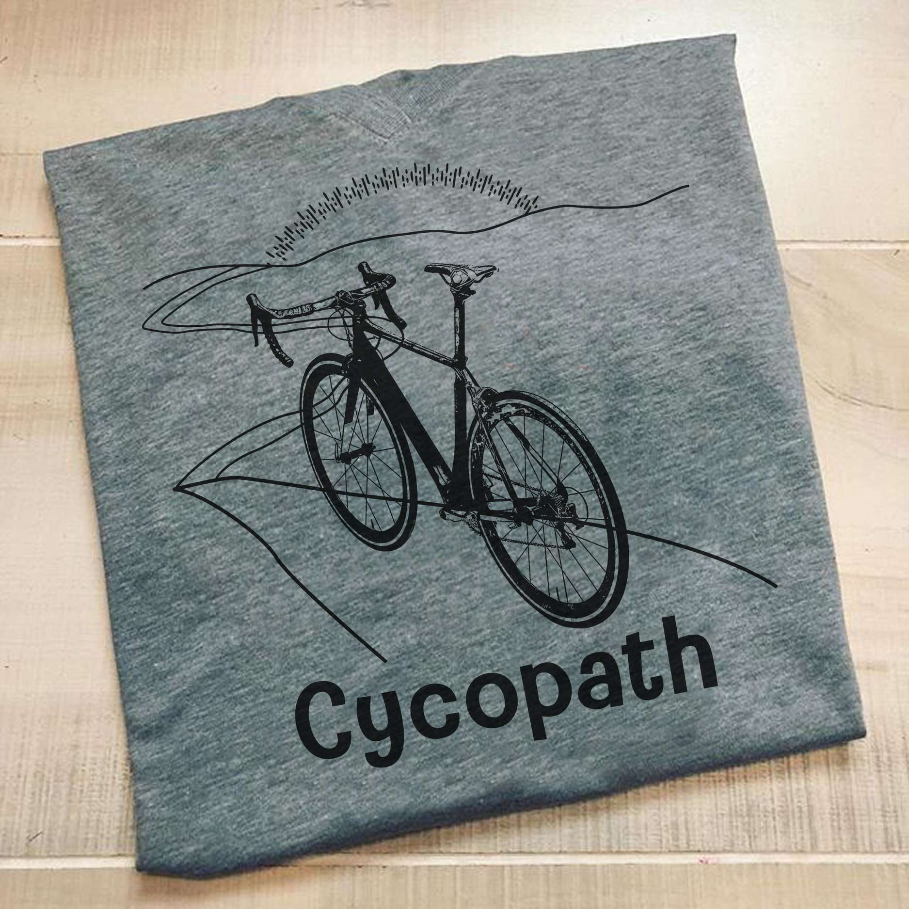 Cycopath - Bike on road, life behind bar
