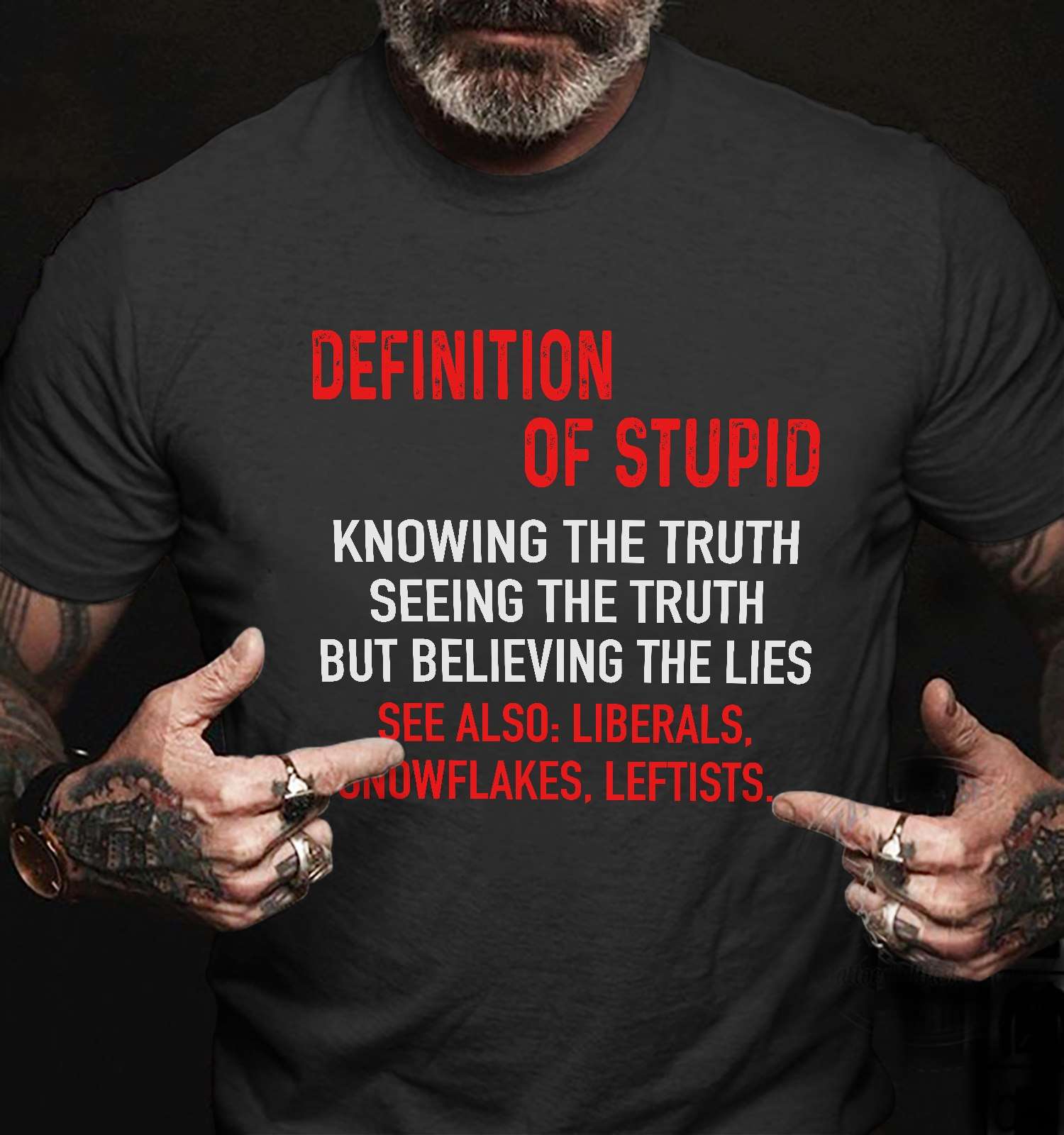 Definition of stupid - Knowing the truth, seeing the truth but believing the lies