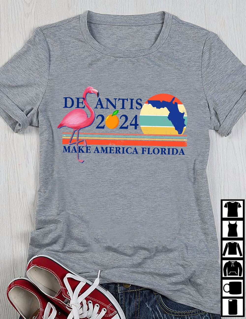 Desantis 2024 Make America Florida - Trump 2024, Florida US state