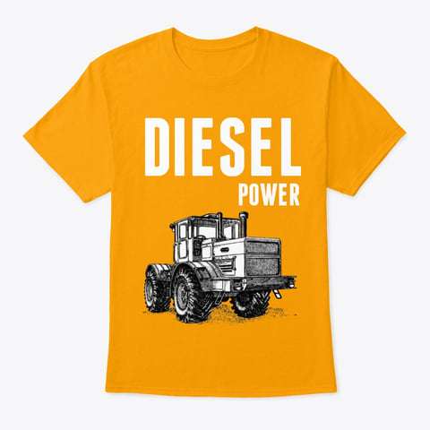 Diesel power - Tractor run by diesel, tractor driver