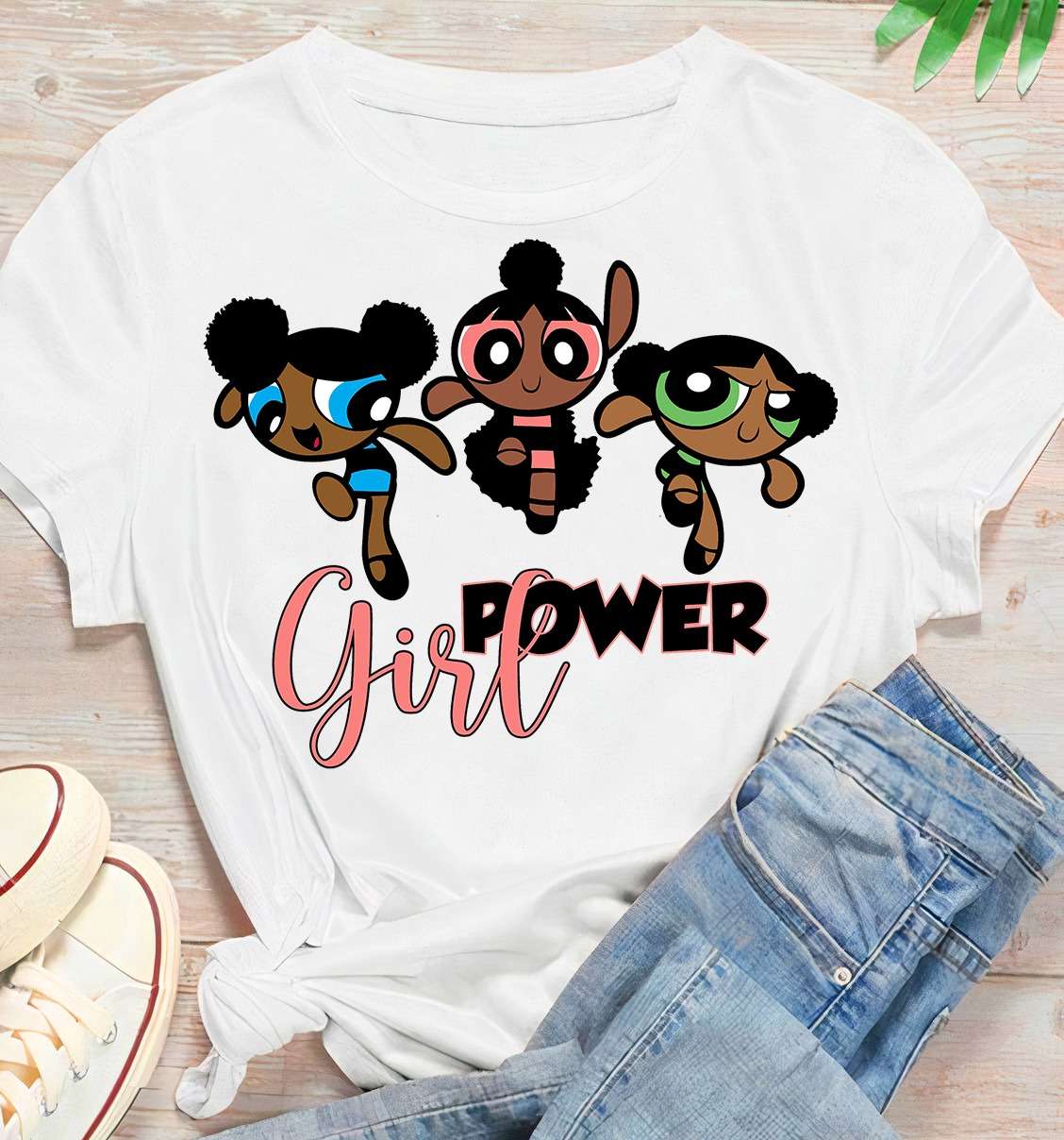 Girl power - The Powerpuff Girls cartoon, dope black girls