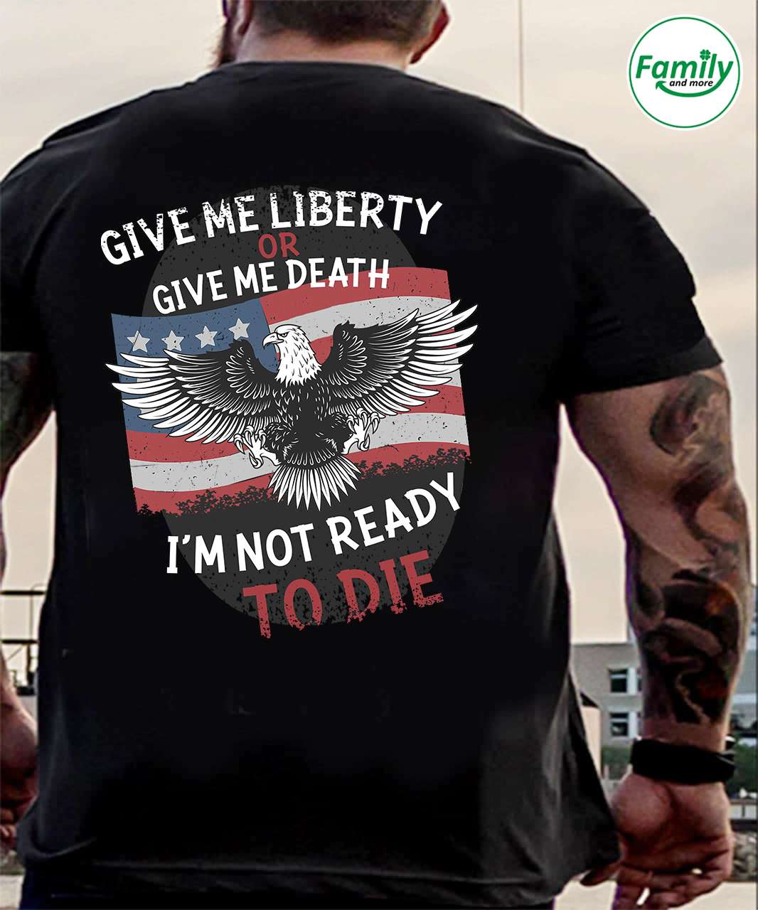 Give me liberty or give me death - I'm not ready to die, American loves freedom