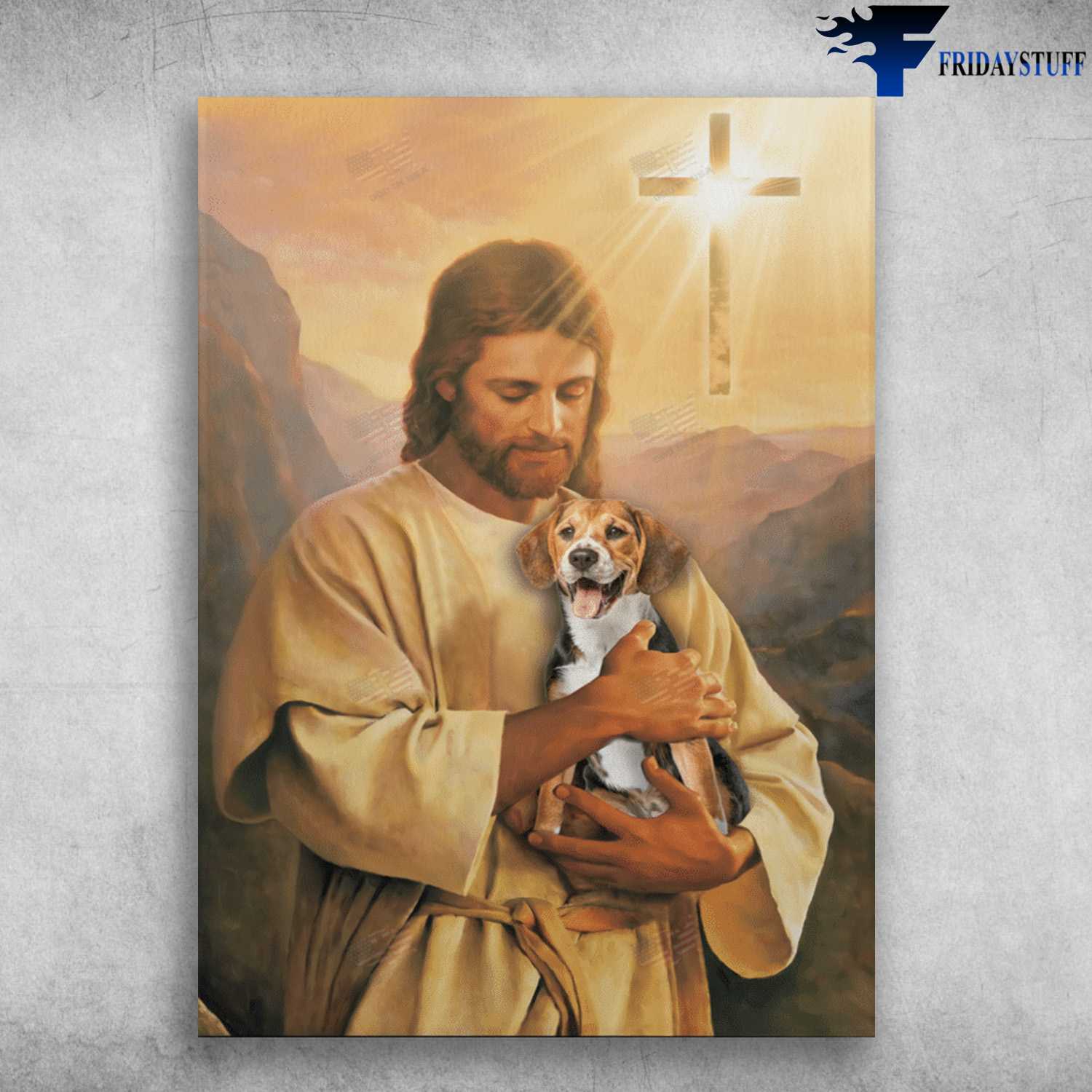 God And Beagle - Jesus Dog Lover