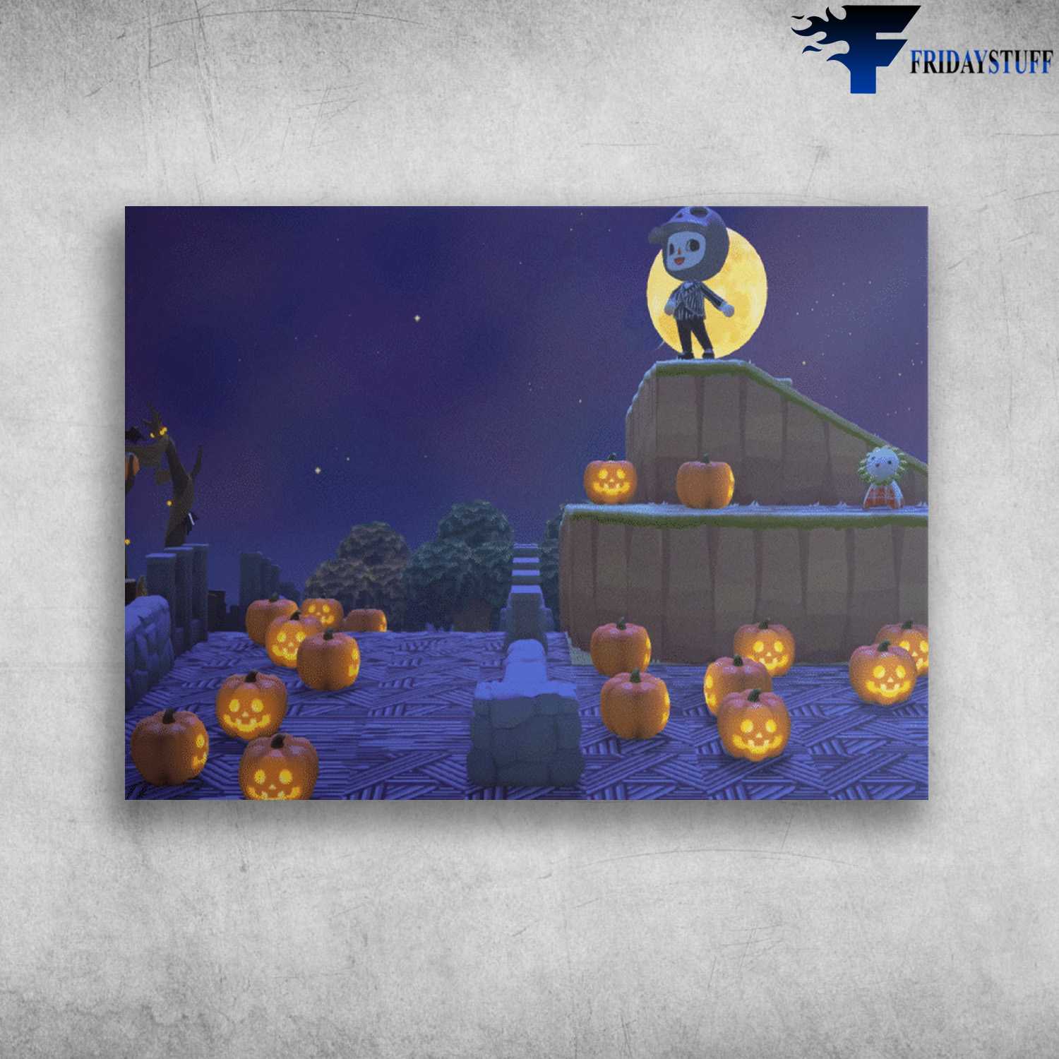 Halloween Night Poster - Jack-o'-latern, Halloween Pumpkin