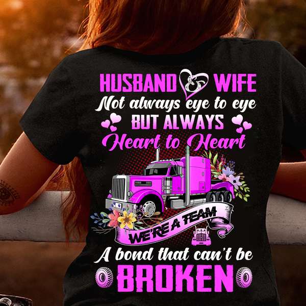 faillissement Savant uitbreiden Husband and wife - Truck driver team, husband the trucker Shirt, Hoodie,  Sweatshirt - FridayStuff