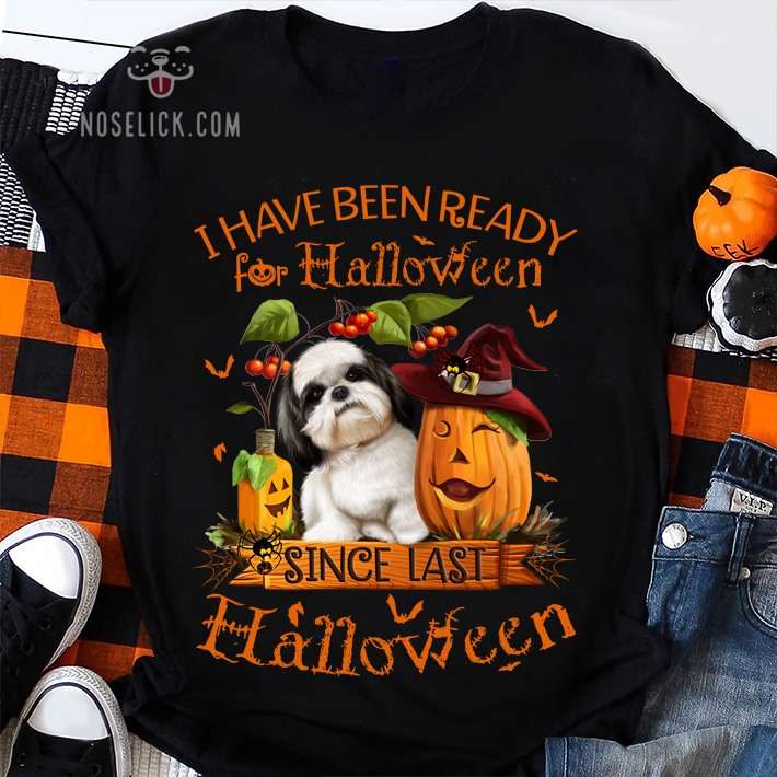 I have been ready for Halloween since last Halloween - Shih Tzu halloween pumpkin, Halloween costume