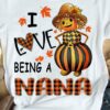 I love being Nana - Nana pumpkin statue, Happy halloween Nana