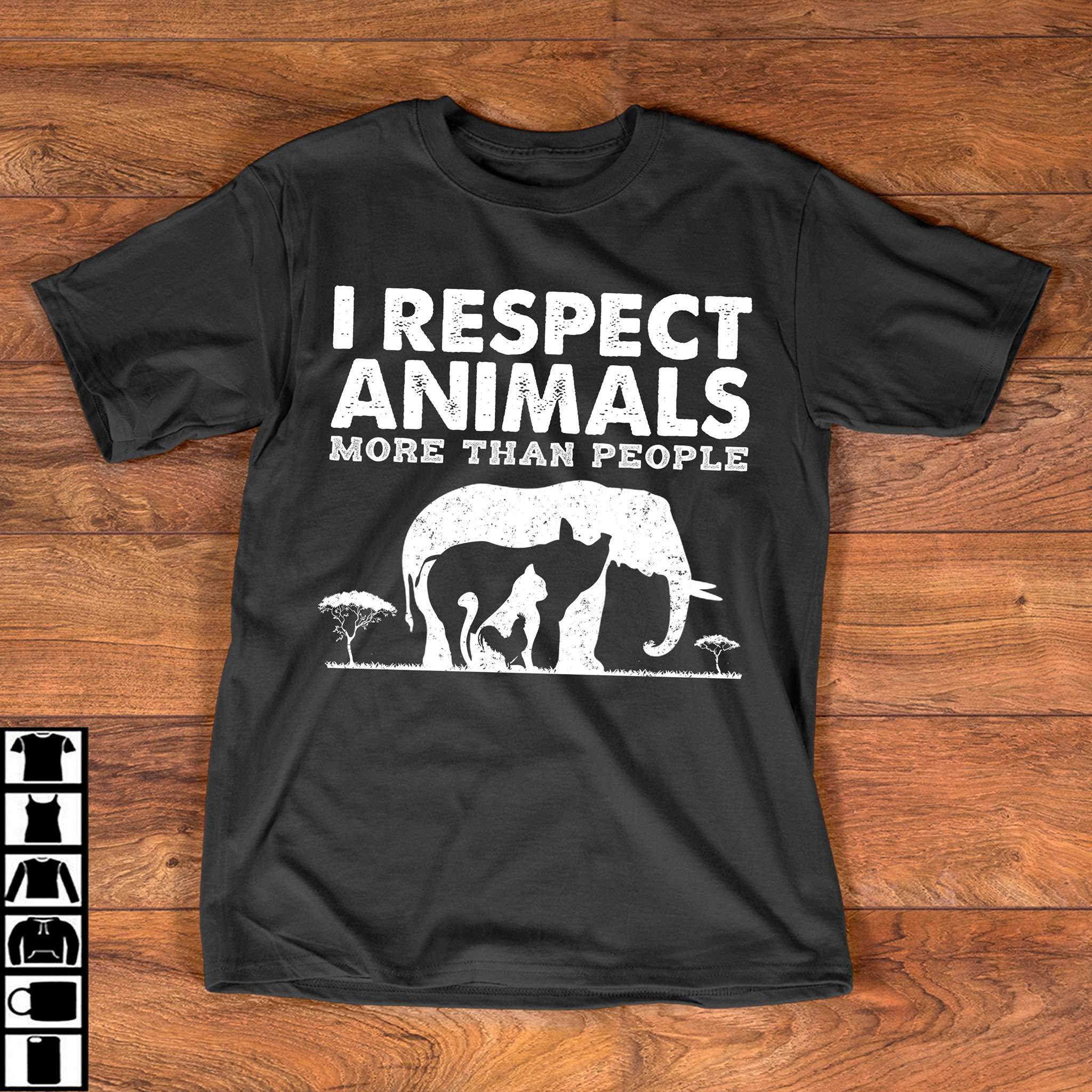 I respect animal more than people - Animal respectation, give animal respect