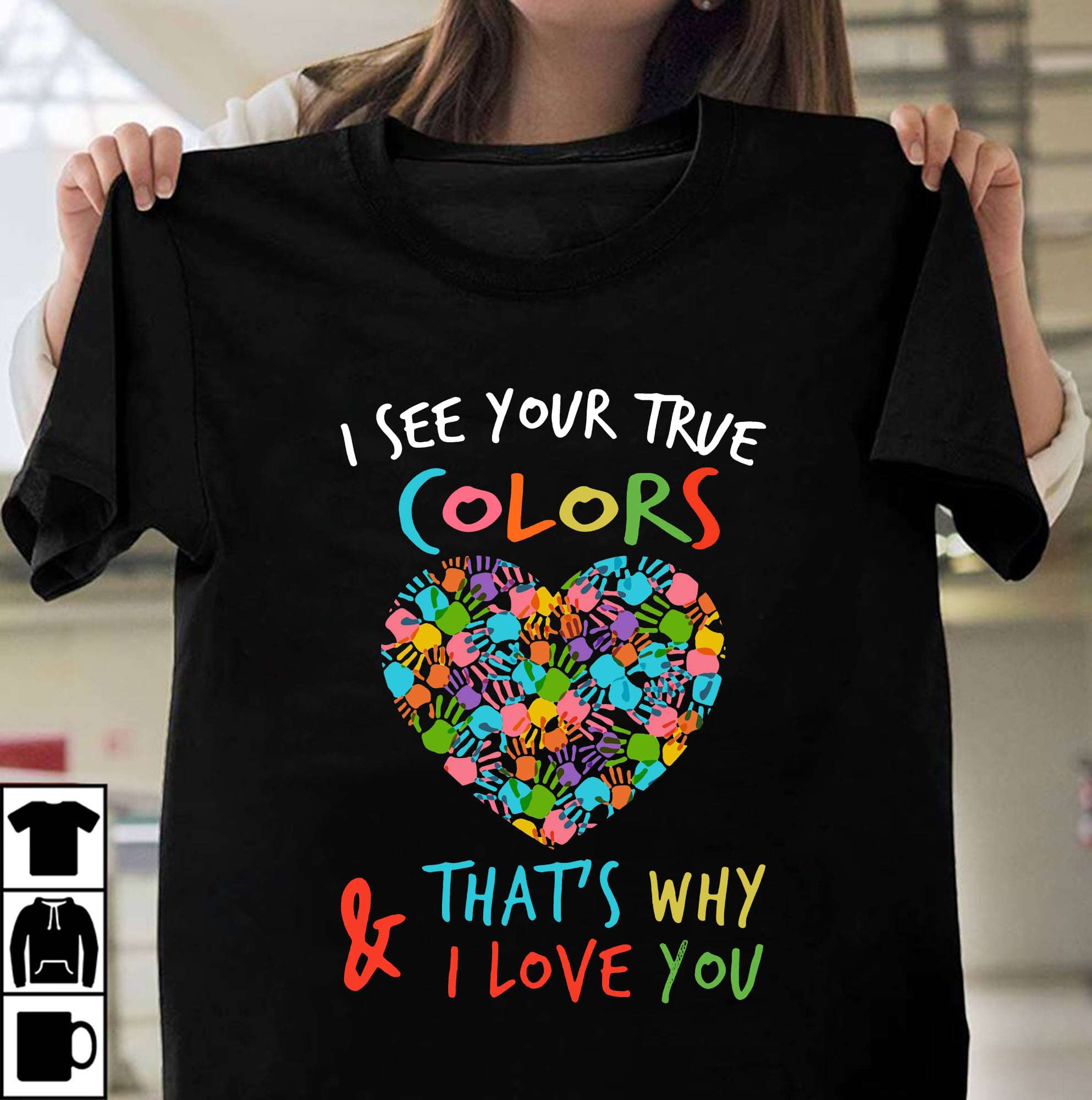 I see your true colors that's why I love you - little hands community, the true color of people