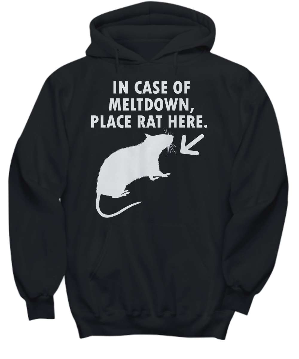 In case of meltdown, place rat here - Rat the animal