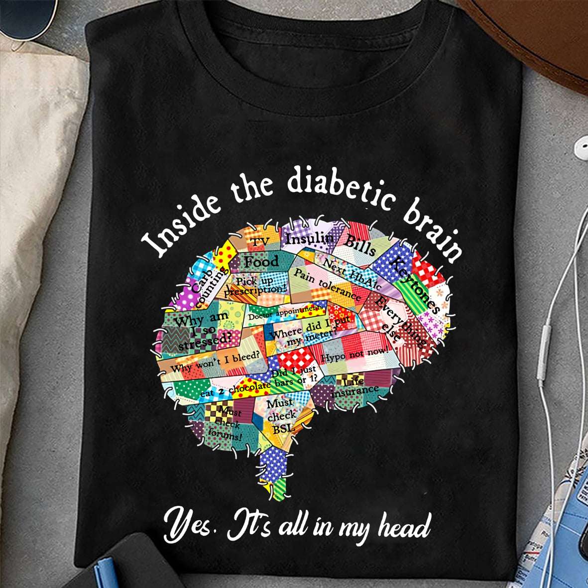 Inside the diabetic brain - Diabete awareness, pain tolerance