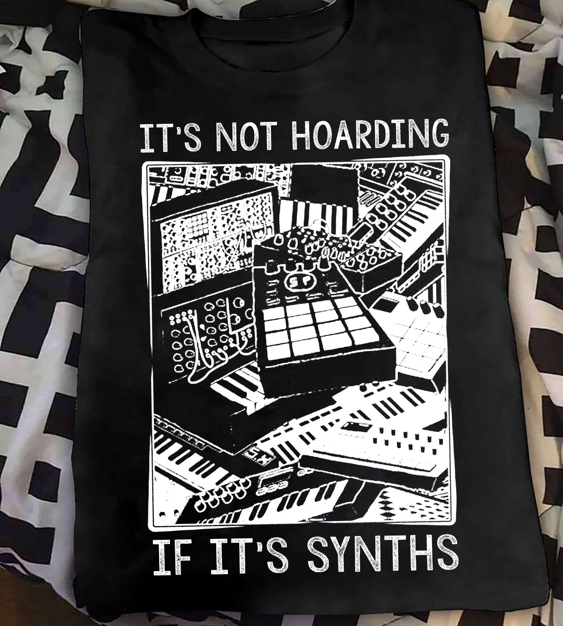 It's not hoarding if it's synths - Synth the intrument, synth music playing