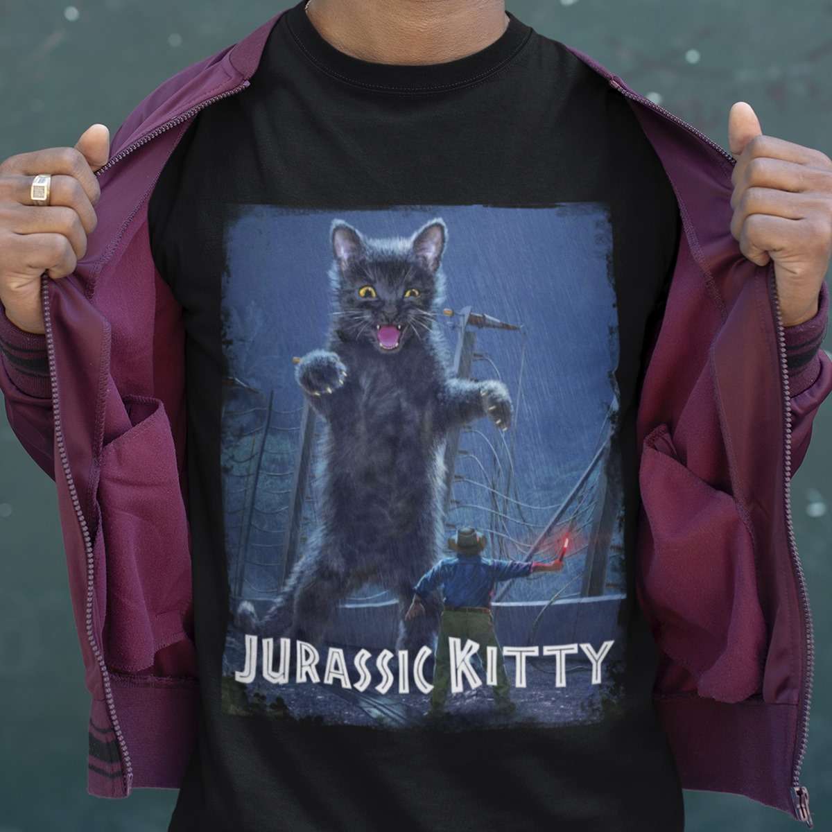 Jurassic Kitty - Jurassic world parody version, giant cat jurassic kitty