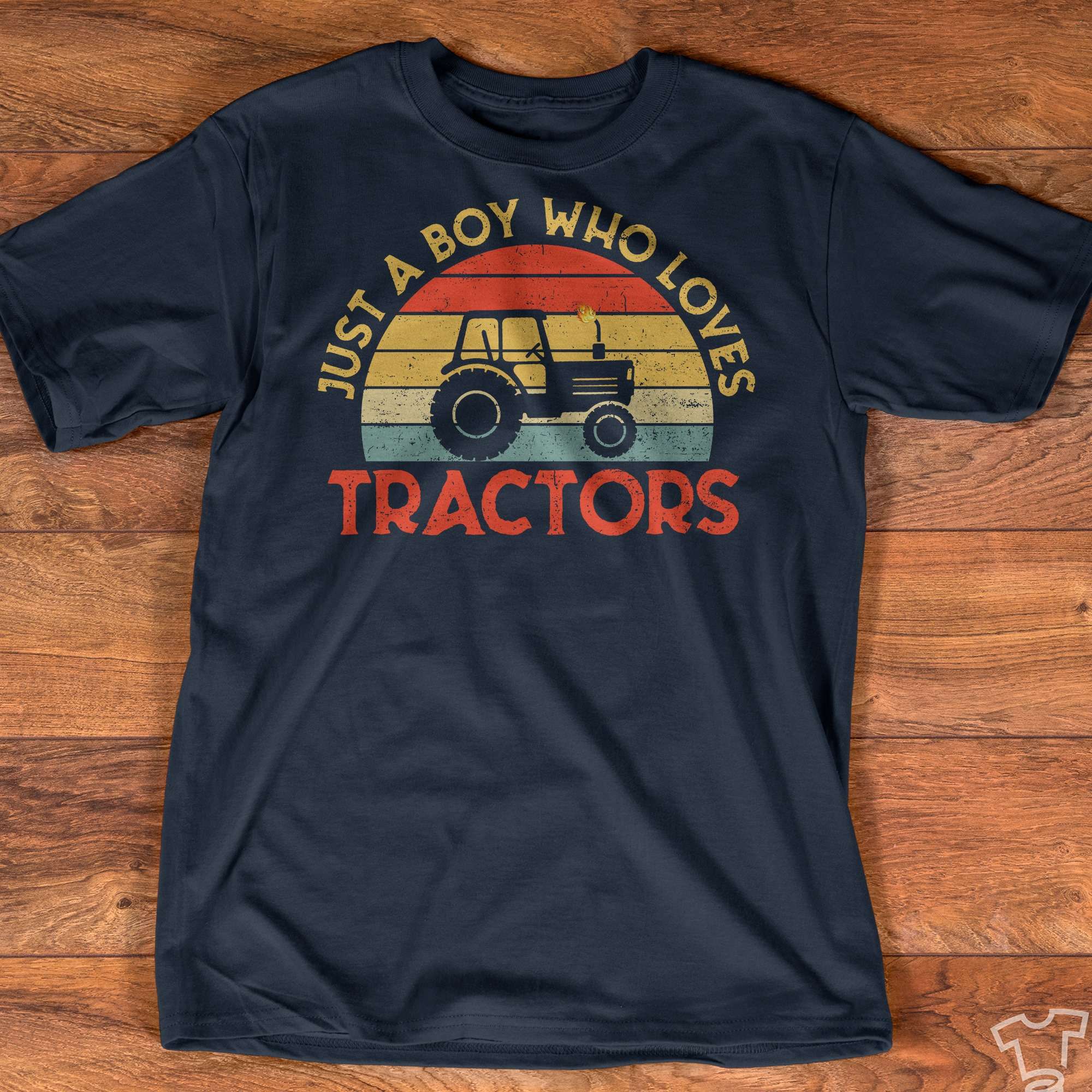 Just a boy who loves tractors - Tractor of farmer, tractor driver