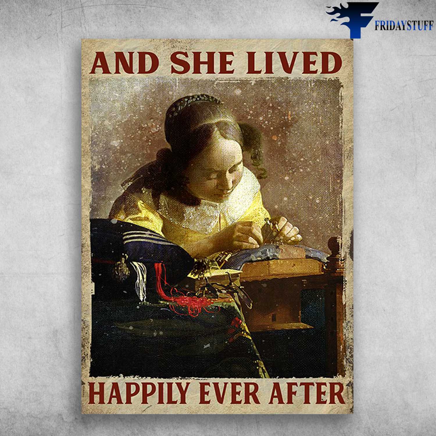 Knitting Girl - And She Lived, Happily Ever After