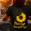 Massage therapist life - Massaging people job, sunflower massage therapist