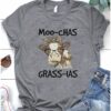 Moo-chas grass-ias - Cow with sunglasses, cow the animal