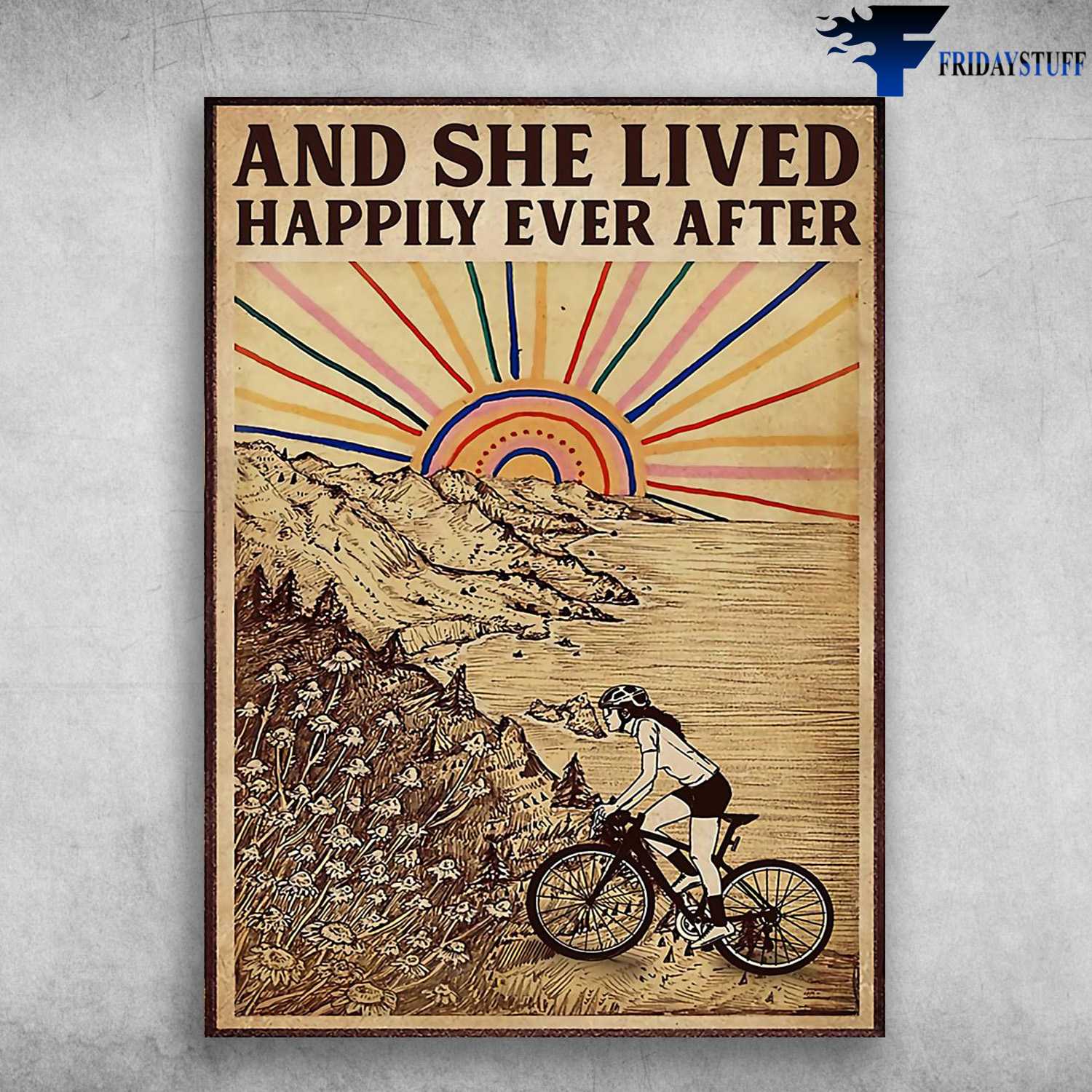 Mountain Biking - And She Lived, Happily Ever After, Biker Lover