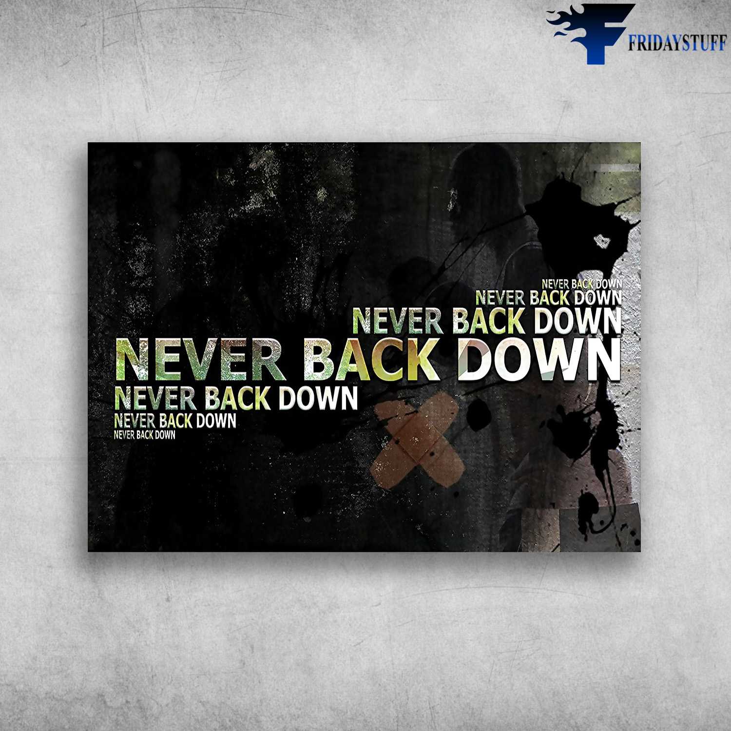 Never Back Down Canvas, Boxing Lover