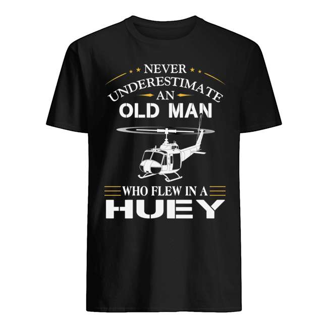 Never underestimate an old man who flew in a Huey - Old man riding huey, Helicopter pilot