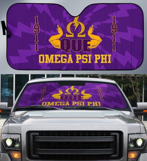 Omega Psi Phi, Fraternity 1911, Car Sun Shade