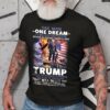 One man one dream - Donald Trump America president, 75 million supporters