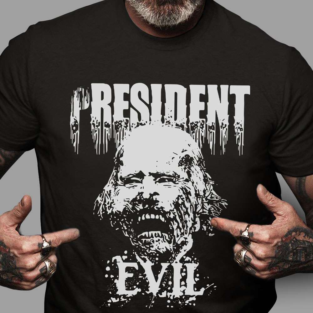 President evil - Scary Joe Biden, America president evil