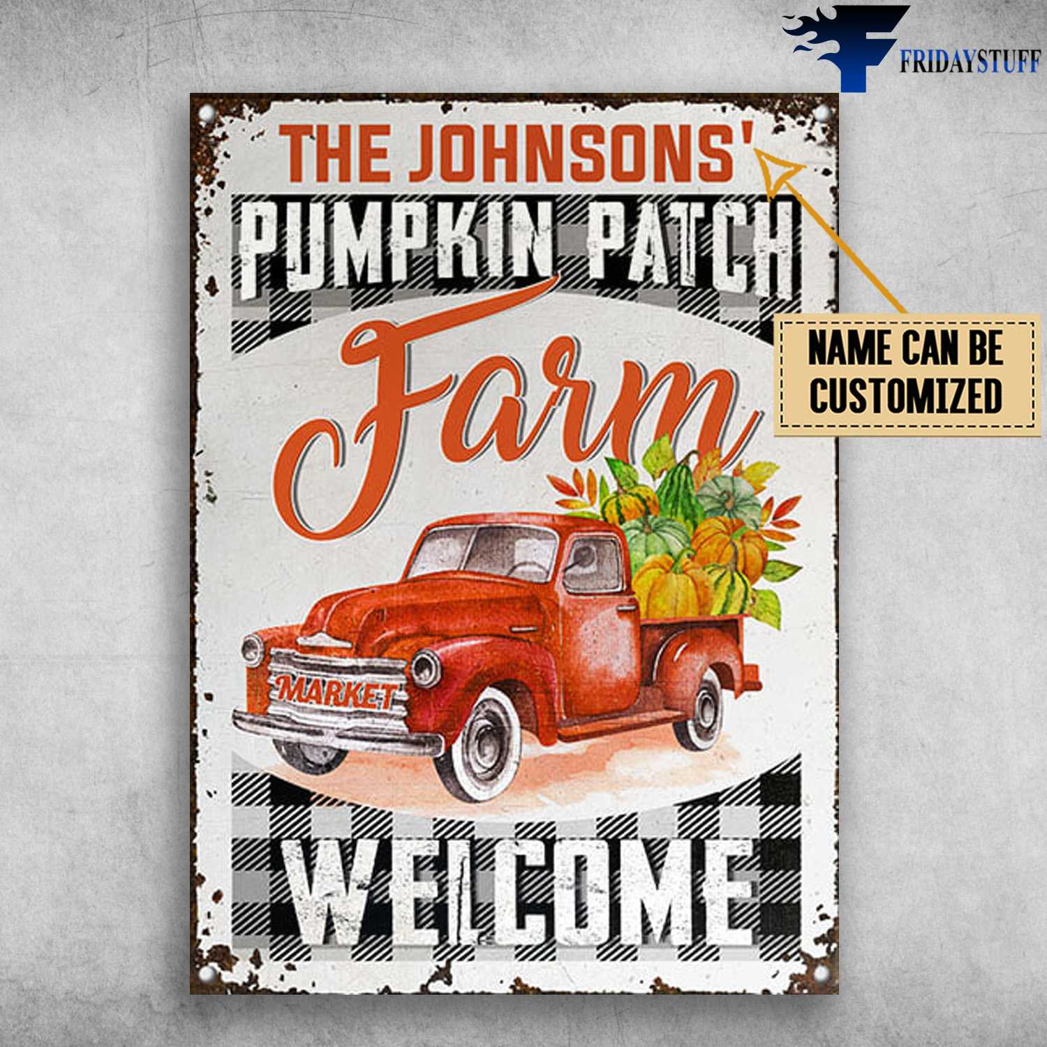 Pumpkin Patch Farm, Welcome, Market Truck