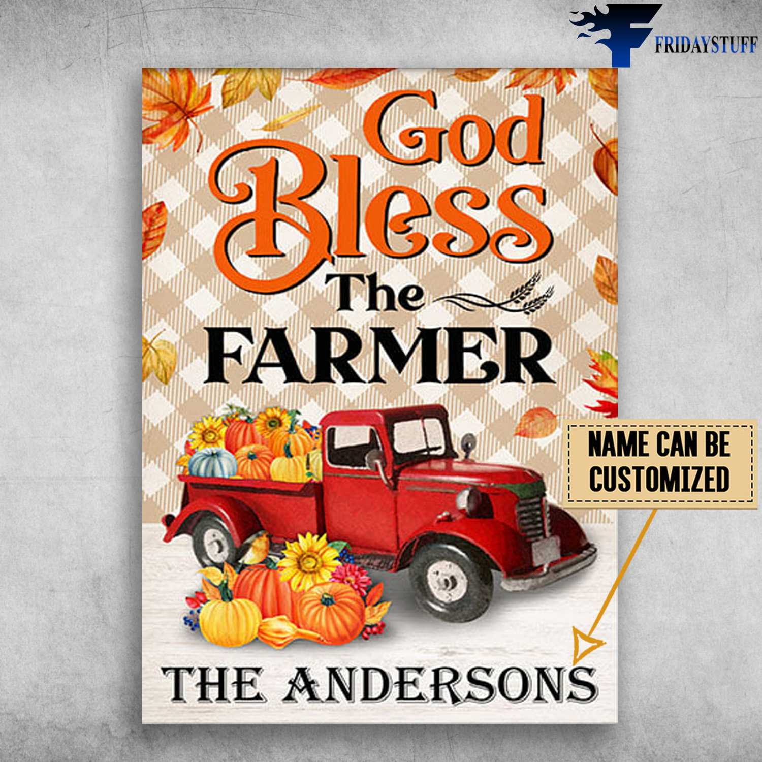 Pumpkin Truck, God Bless The Farmer, Sunflower Truck