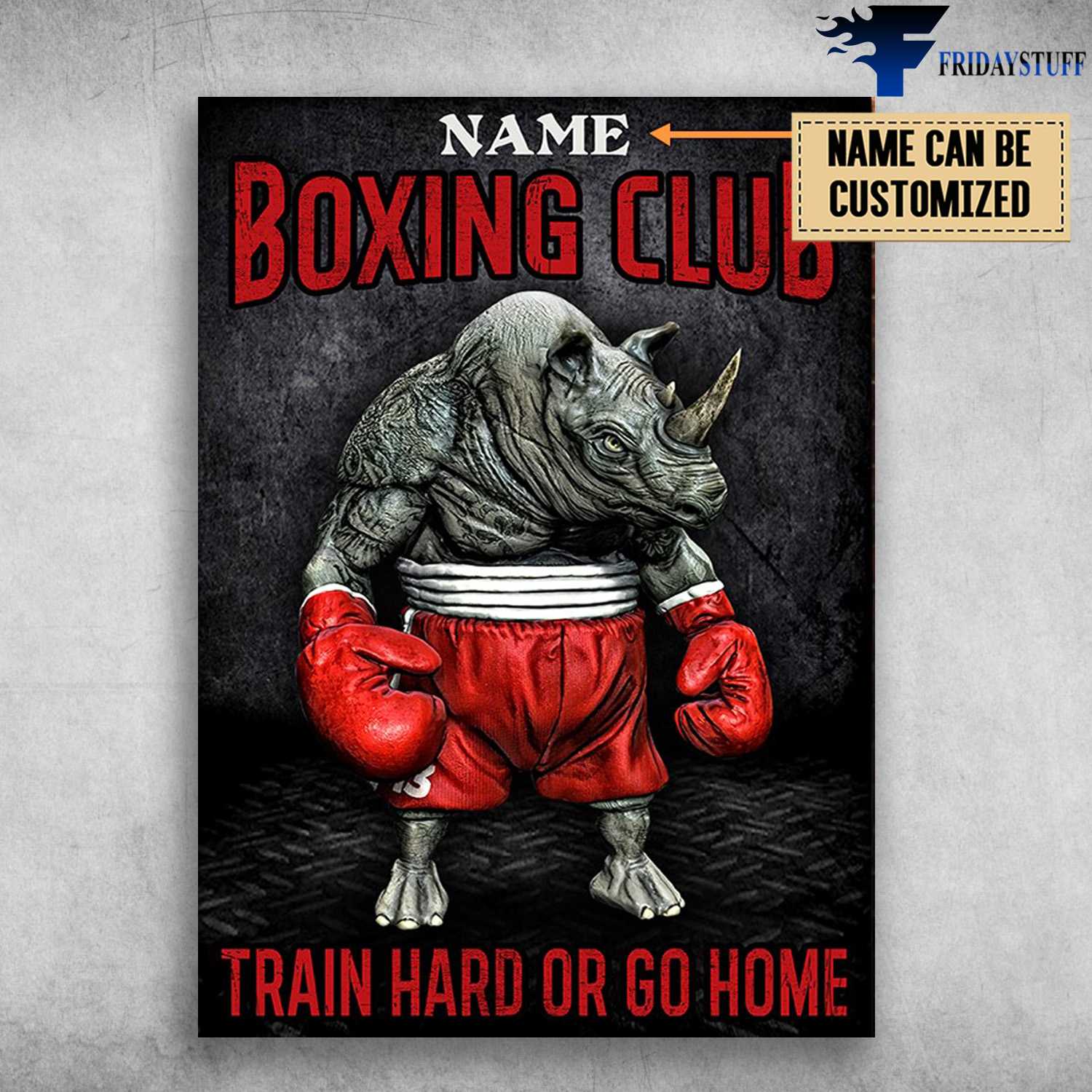 Rhino Boxing, Boxing Club, Train Hard Or Go Home