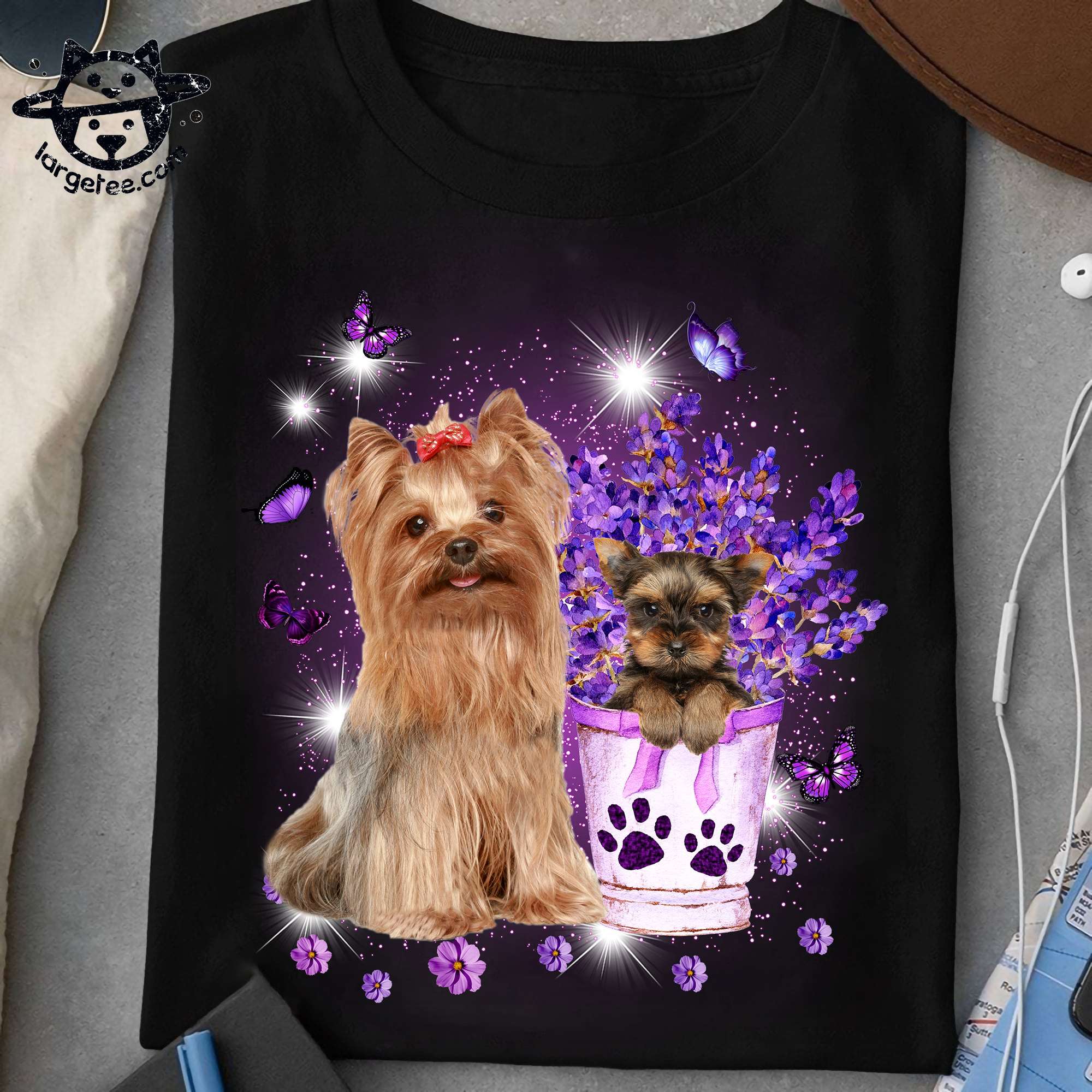 Shih Tzu and York shire - T-shirt for dog lover