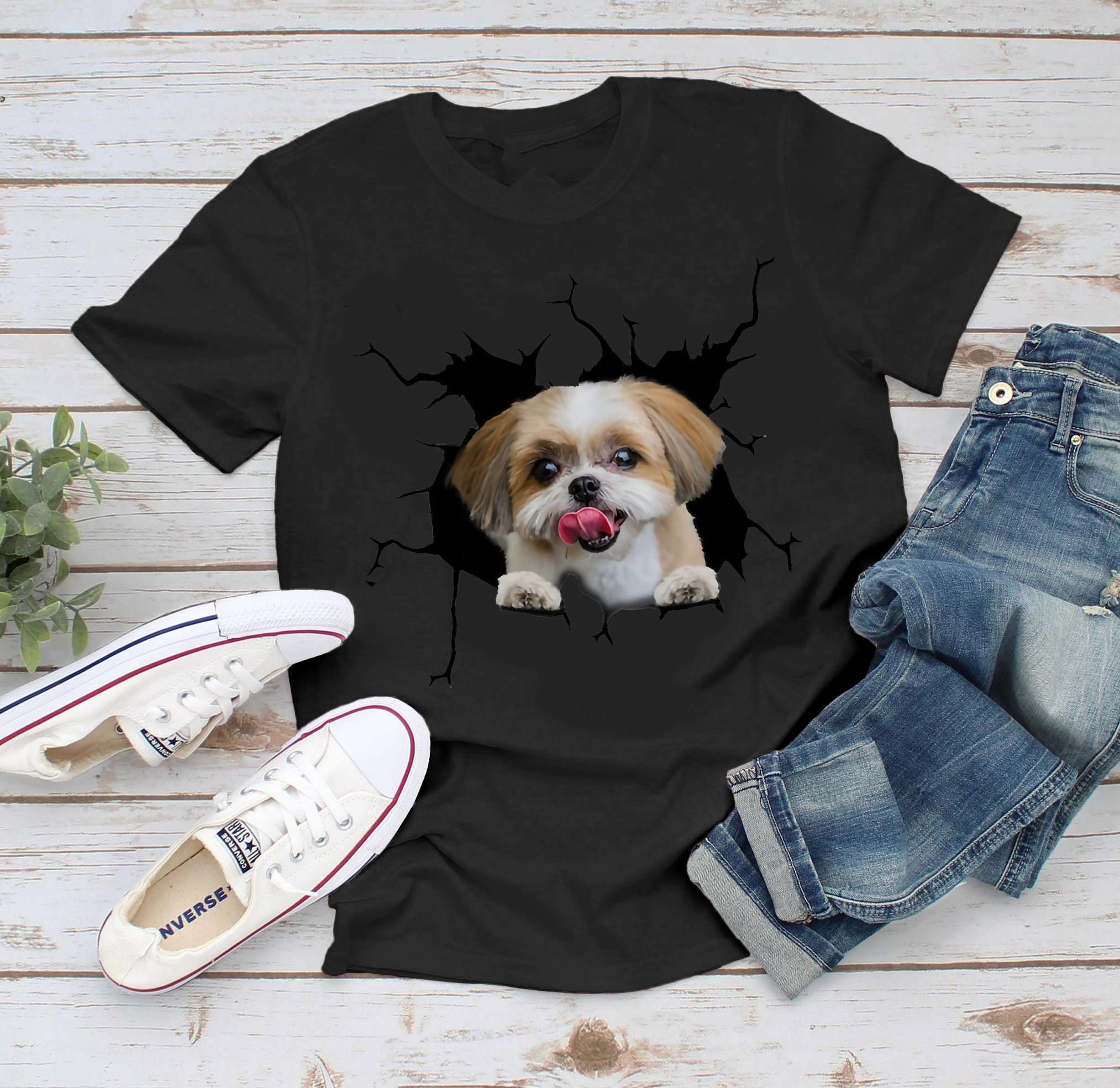 Personalized Dog Shirts for Humans Custom Dog T-shirts Sweatshirt Irish Green 3XL