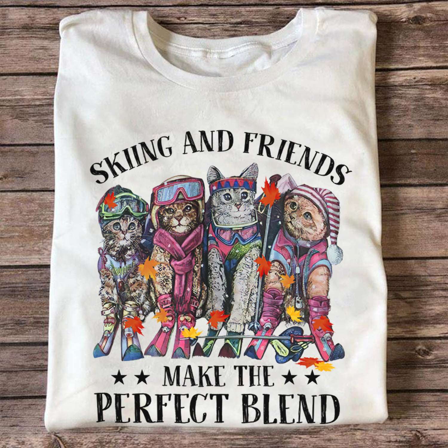 Skiing and friends make the perfect blend - Cat skiers, cat friends go skiing