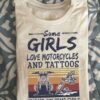 Some girls love motorcycle and tattoos - Tattooed girls, girl bikers