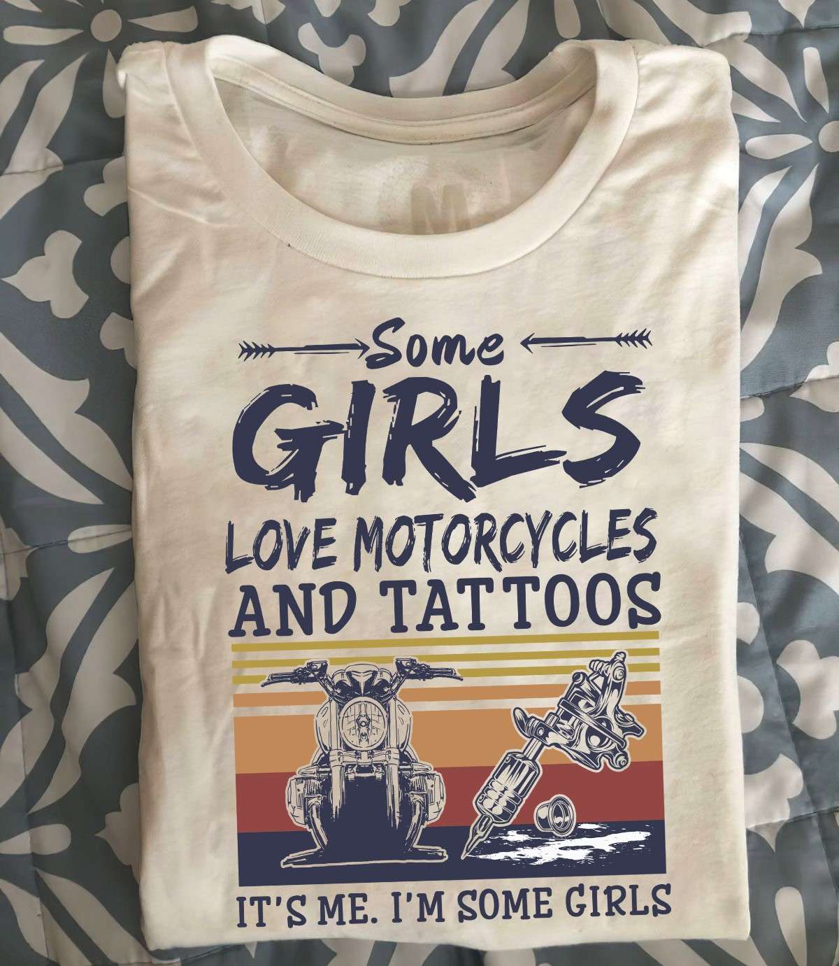 Some girls love motorcycle and tattoos - Tattooed girls, girl bikers