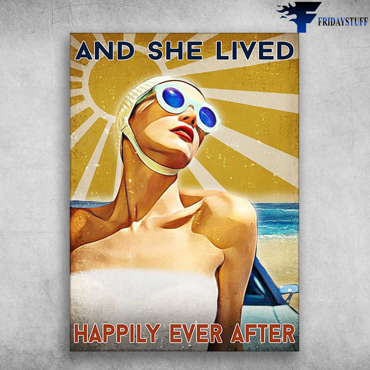 Sunbathing Girl - And She Lived, Happily Ever After, Go To The Beach