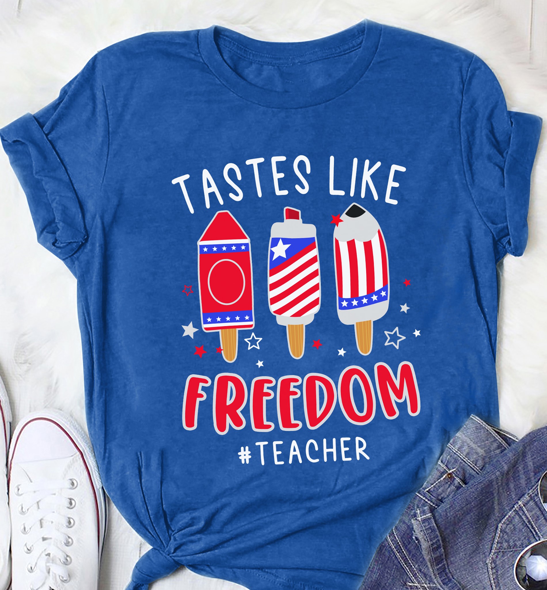 Tastes like freedom - American teacher, Country of freedom, teacher the job