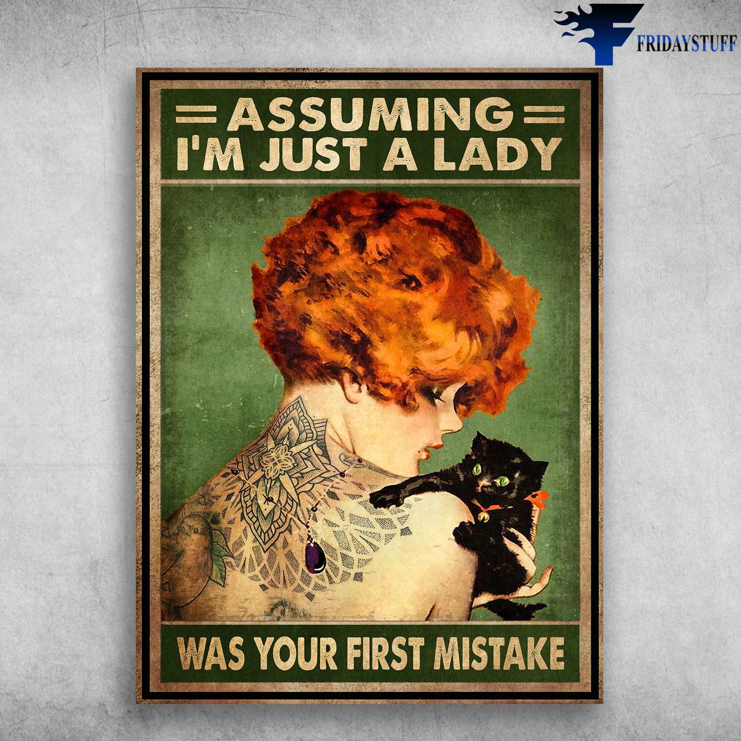 Tattoo Girl, Black Cat - Assuming I'm Just A Lady, Was Your First Mistake
