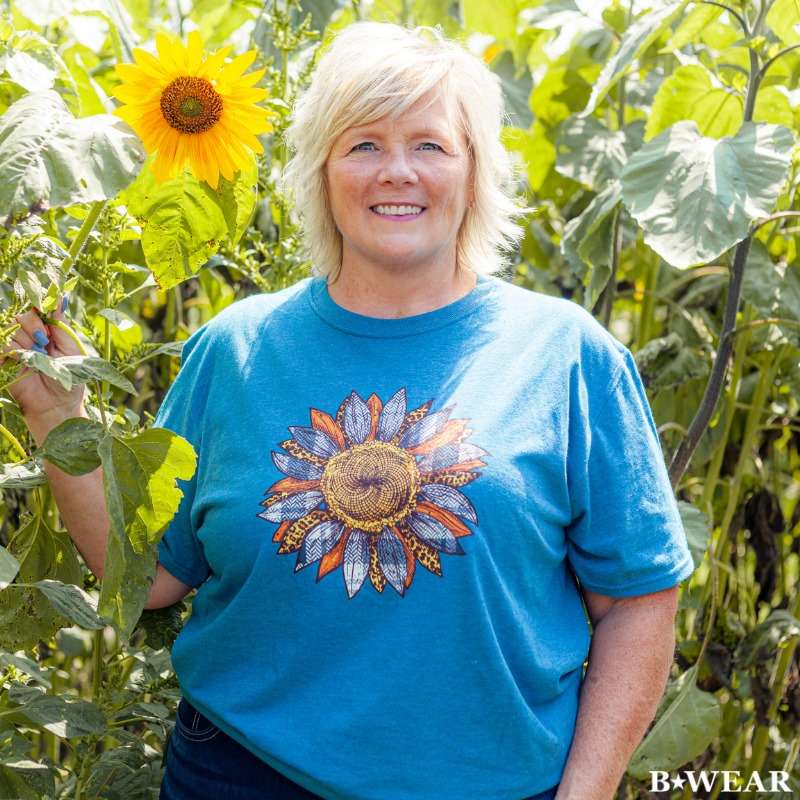 Uniqe sunflower shirt - Sunflower for flower lover
