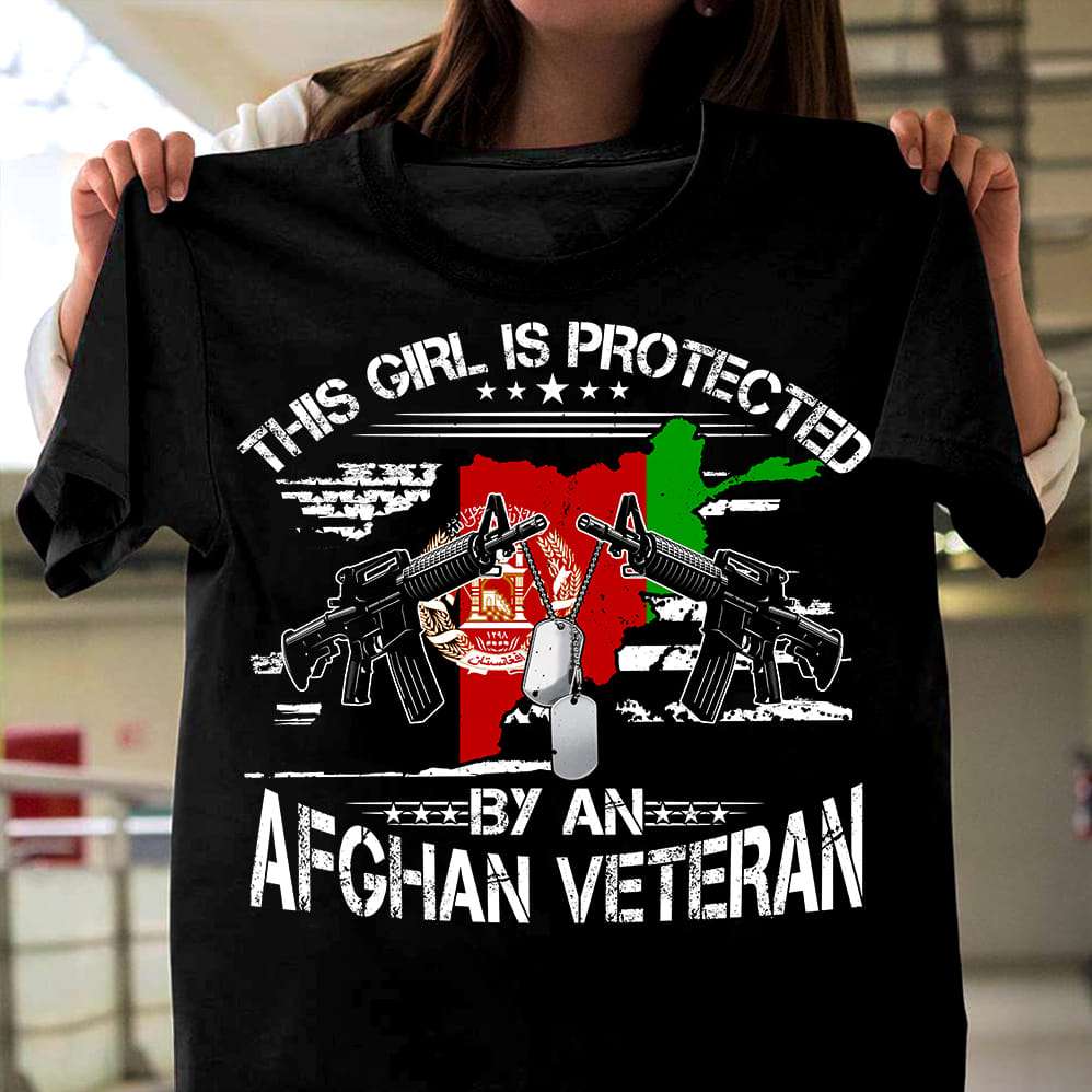 America Gun - This girl is protected by an afghan veteran