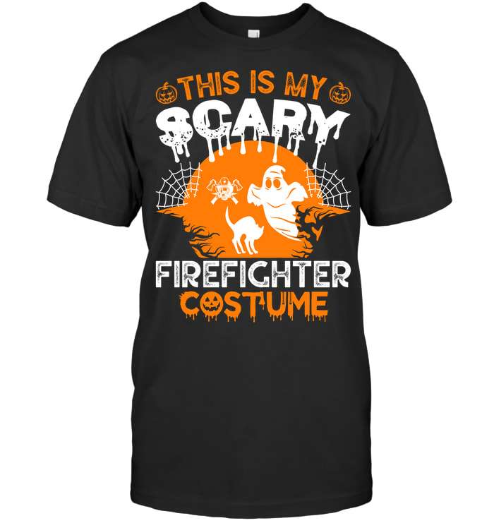 Firefighter Costume Halloween - This is my scary firefighter costume