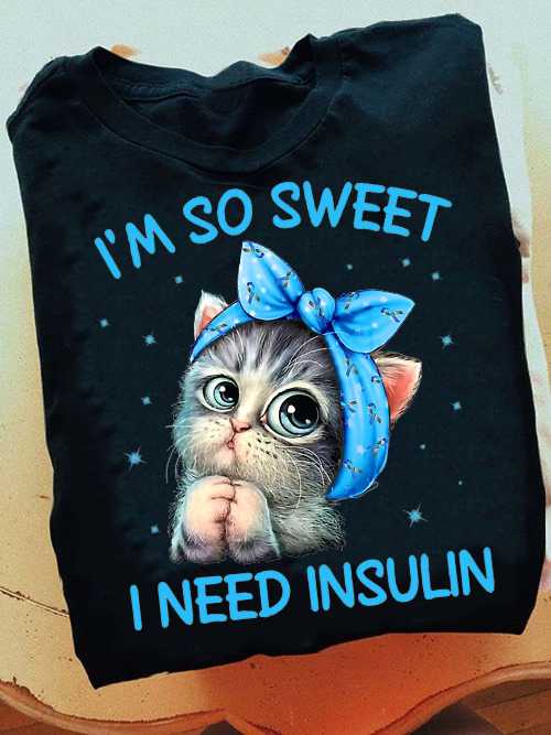 Diabetes Cat - I'm so sweet i need insulin