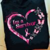 Breast Cancer Butterfly - I'm a suivivor breast cancer awareness