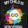 Autism Ribbon - My child is non verbal but his mama ain't