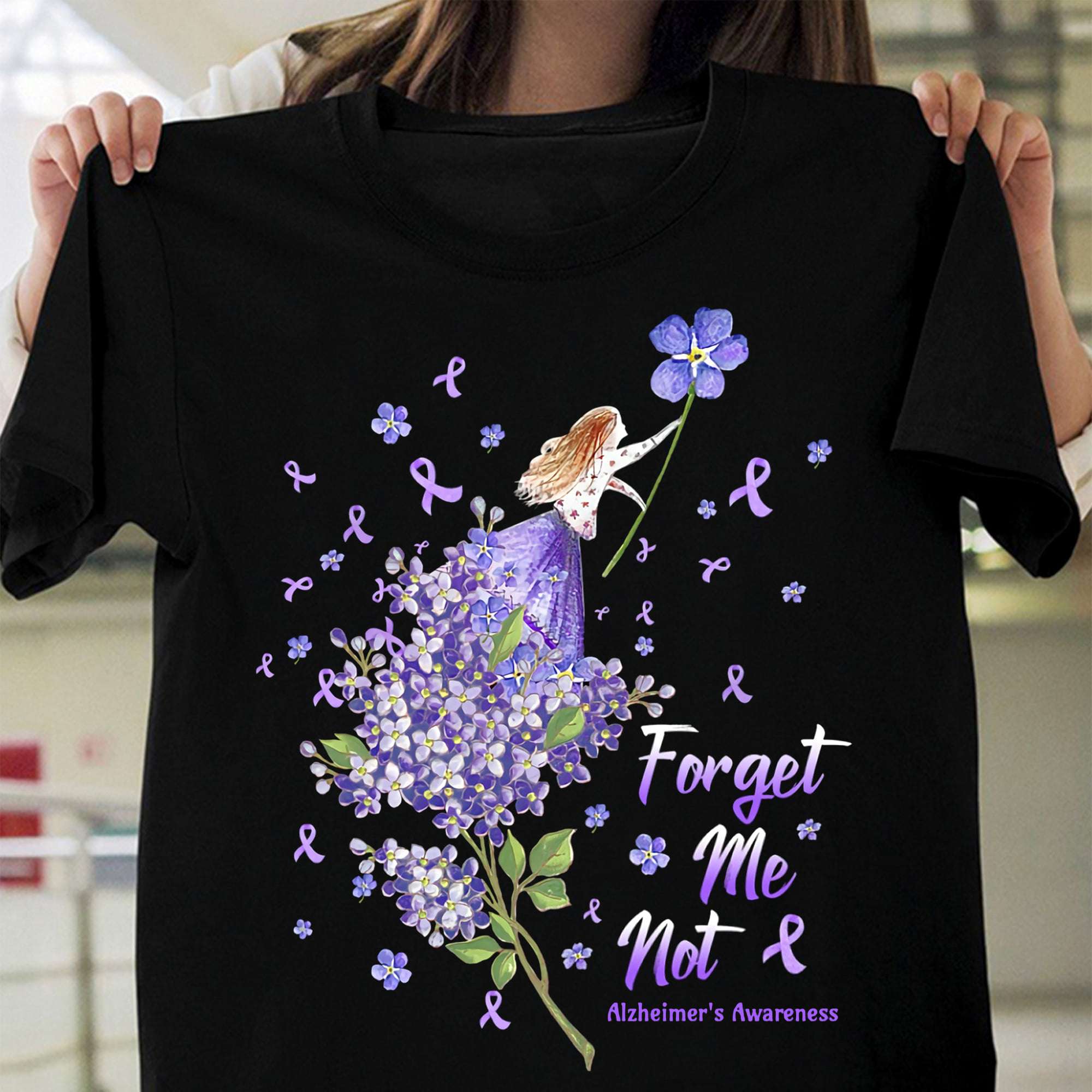Alzheimer's Girl - Forget me not Alzheimer's Awareness