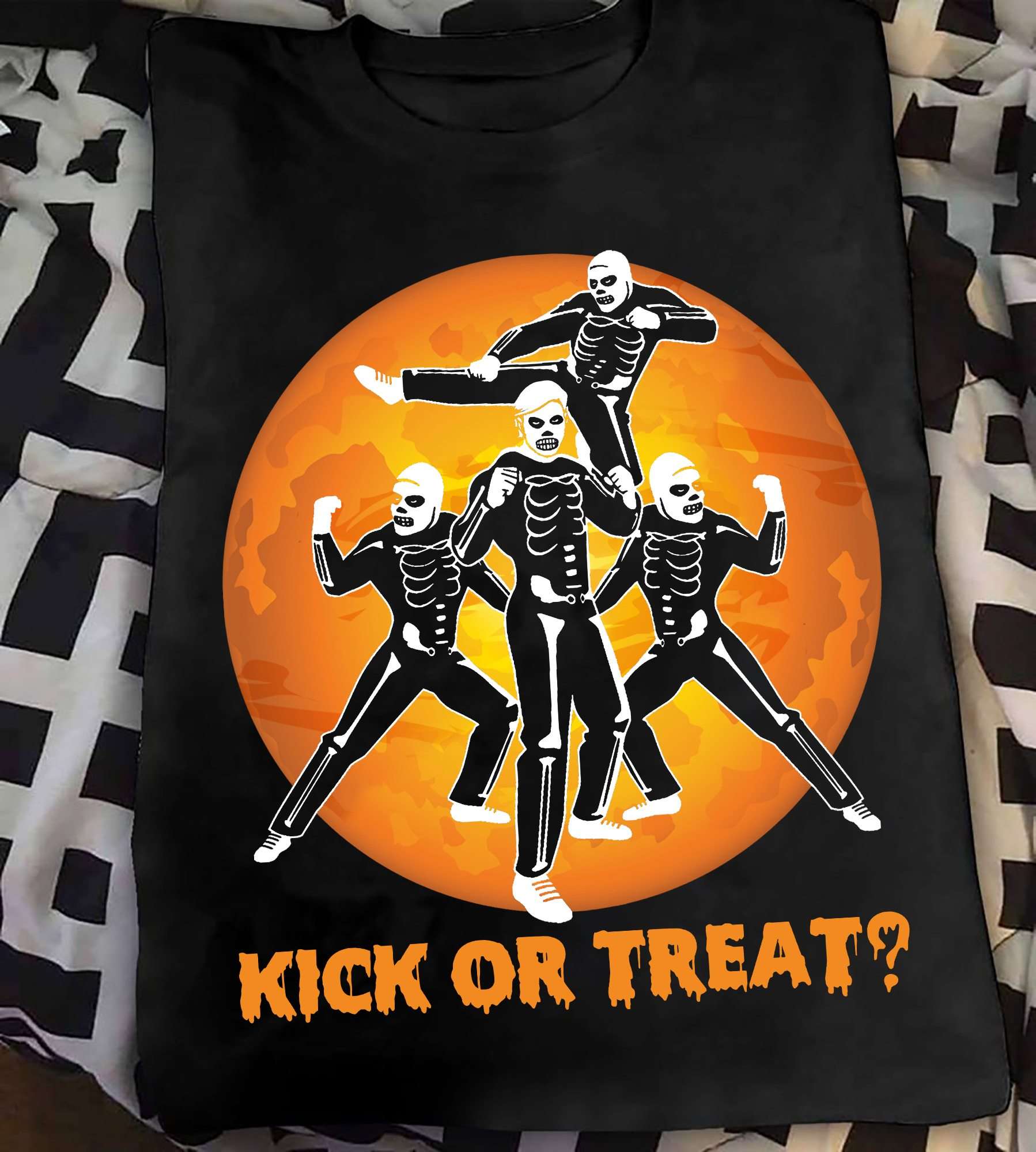 Skeletons Karate, Halloween Skeleton Costume - Kick Or Treat?